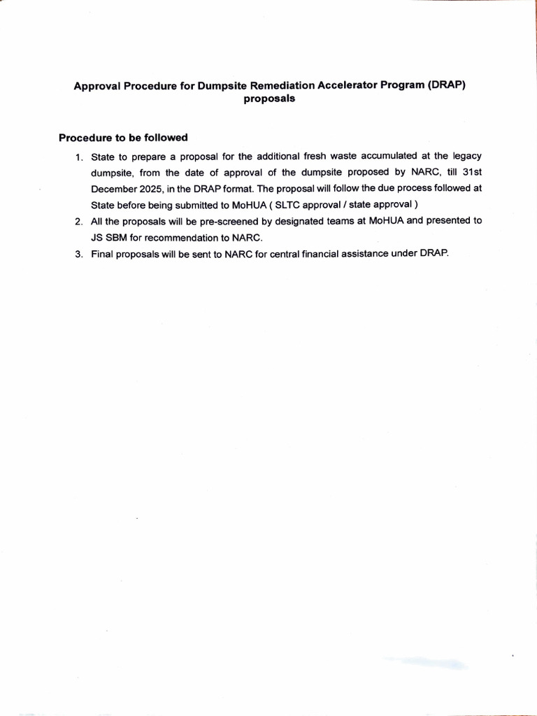 DRAP Revised Template - Jan 14 2026 | PDF | Waste | Pollution