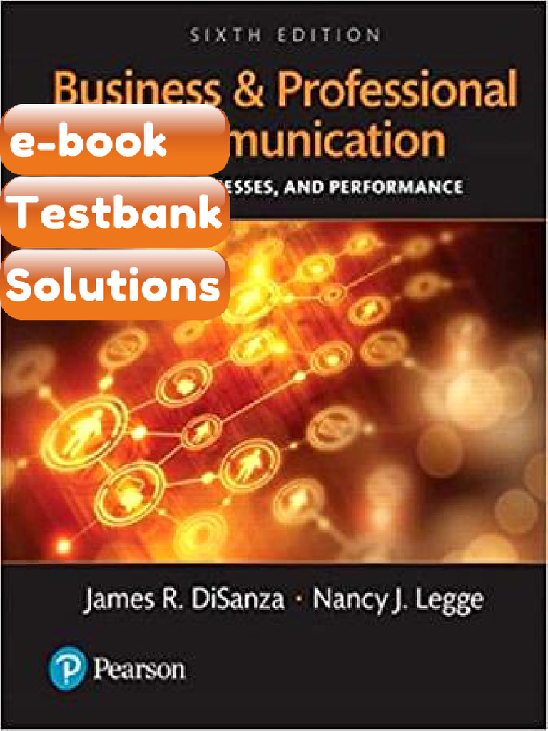 eBook & Testbank Business and Professional Communication Plans ...