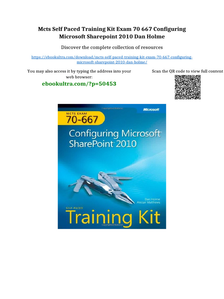 MCTS Self Paced Training Kit Exam 70 667 Configuring Microsoft ...