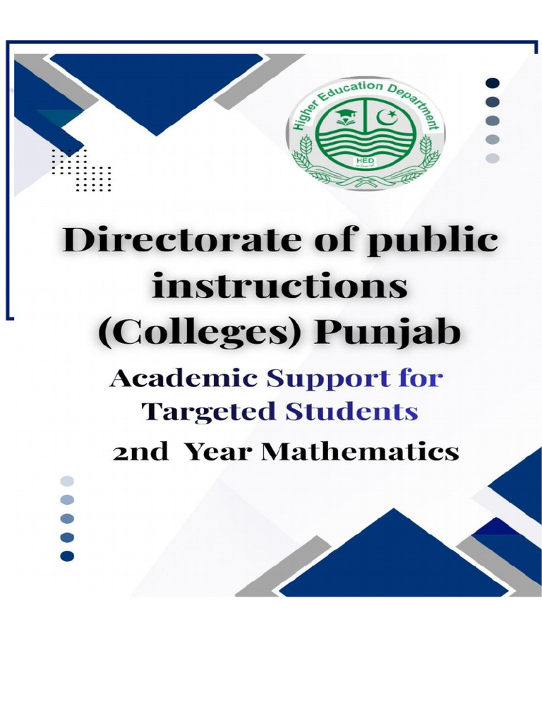 2nd Year Mathematics Part2 File Updated | PDF