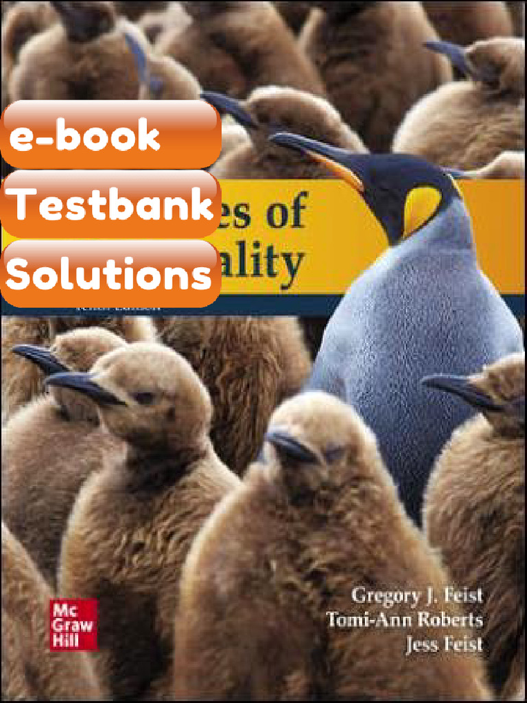Theories of Personality 10th Edition Jess Feist Gregory Feist Testbank ...