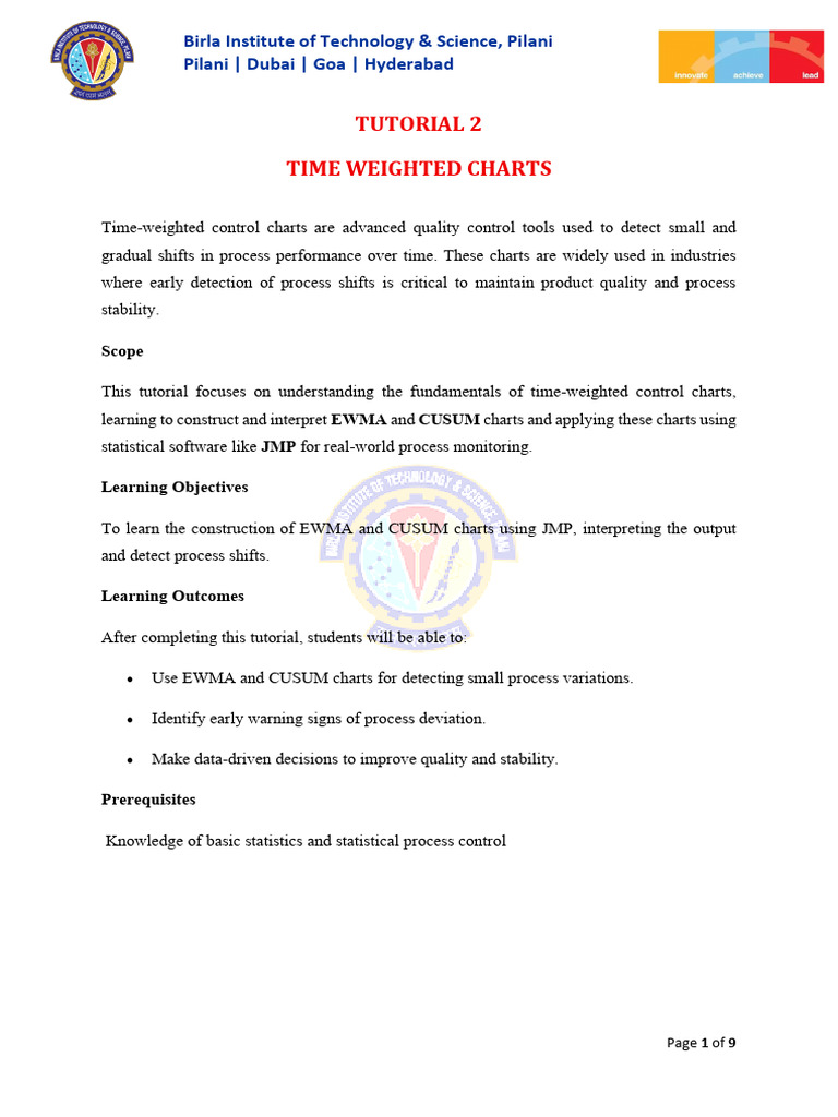 Lab Manual Tutorial 2 | PDF | Moving Average | Sampling (Statistics)