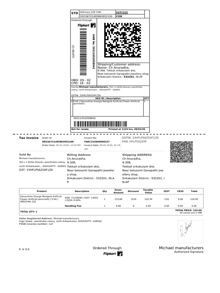order__1770620088666 | PDF | Payments | Economy Of India