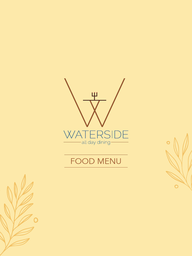 Waterside Menu | PDF | Soup | Curry