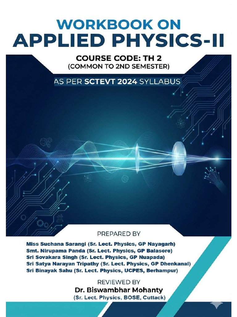 Workbook Applied Physics - Ii | PDF | Waves | Physical Phenomena
