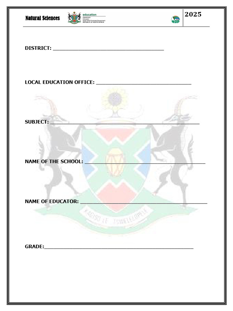 Teacher File Cover Ns | PDF