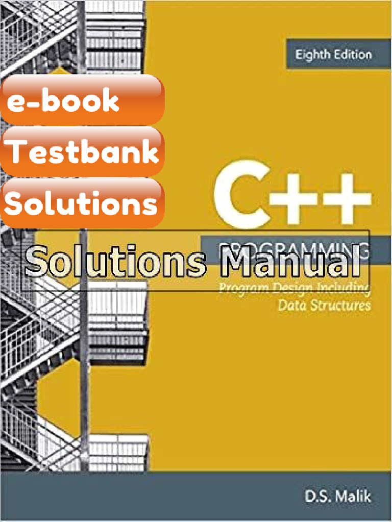 eBook & Testbank C Programming Program Design Including Data Structures ...