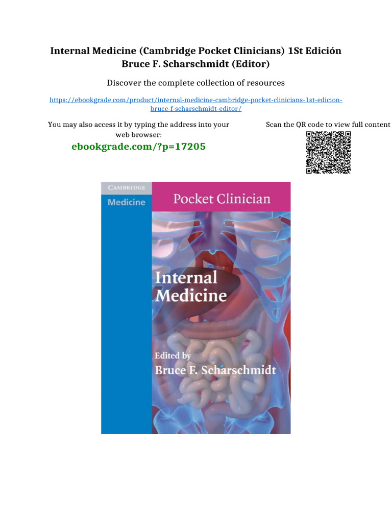Internal Medicine (Cambridge Pocket Clinicians) 1st Edición Bruce F ...