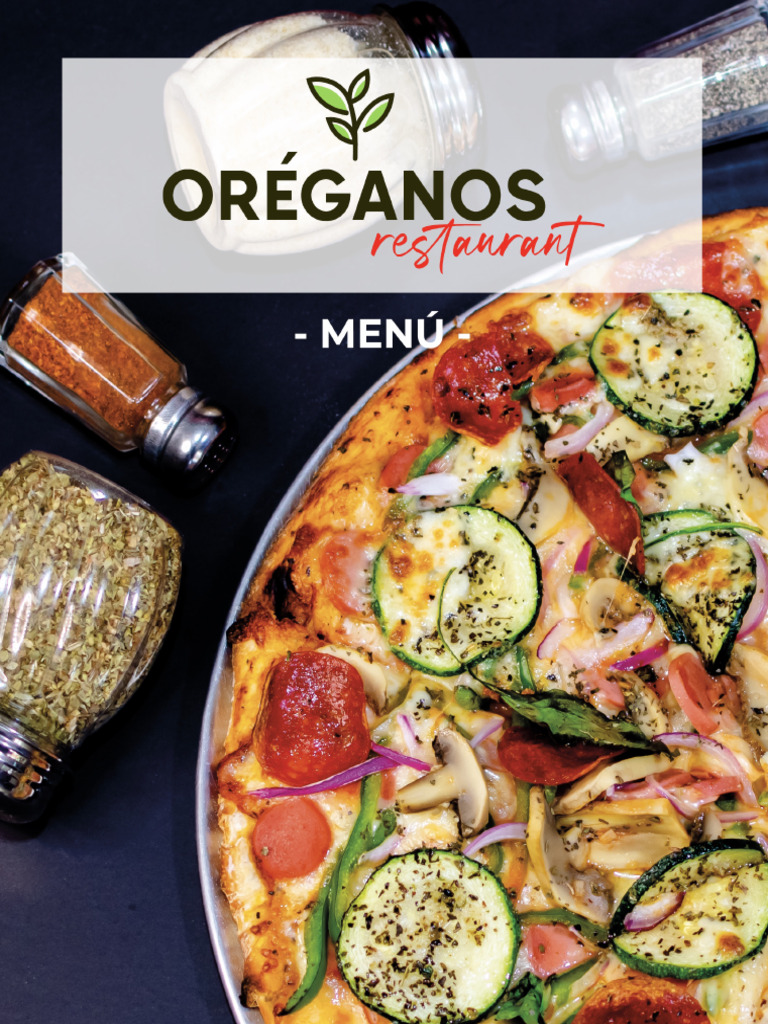 Menú Oréganos Restaurant | PDF