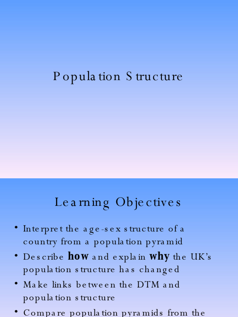 Population Structure1007 | PDF