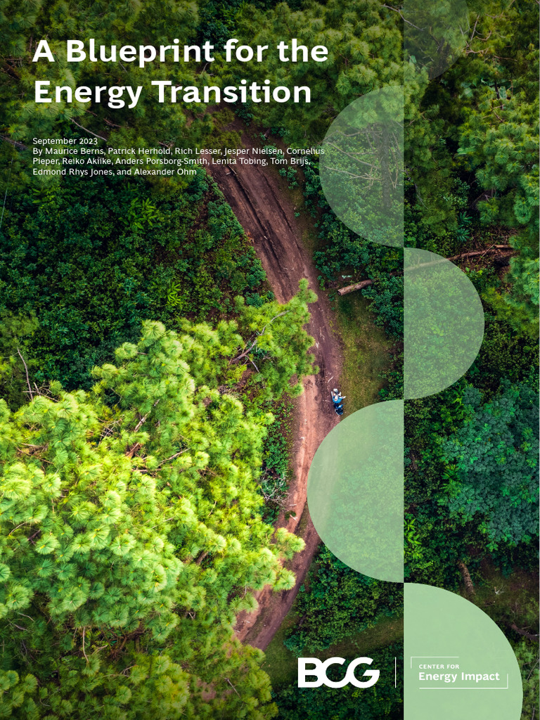 A Blueprint for the Energy Transition Sept 2023 | PDF | Human ...