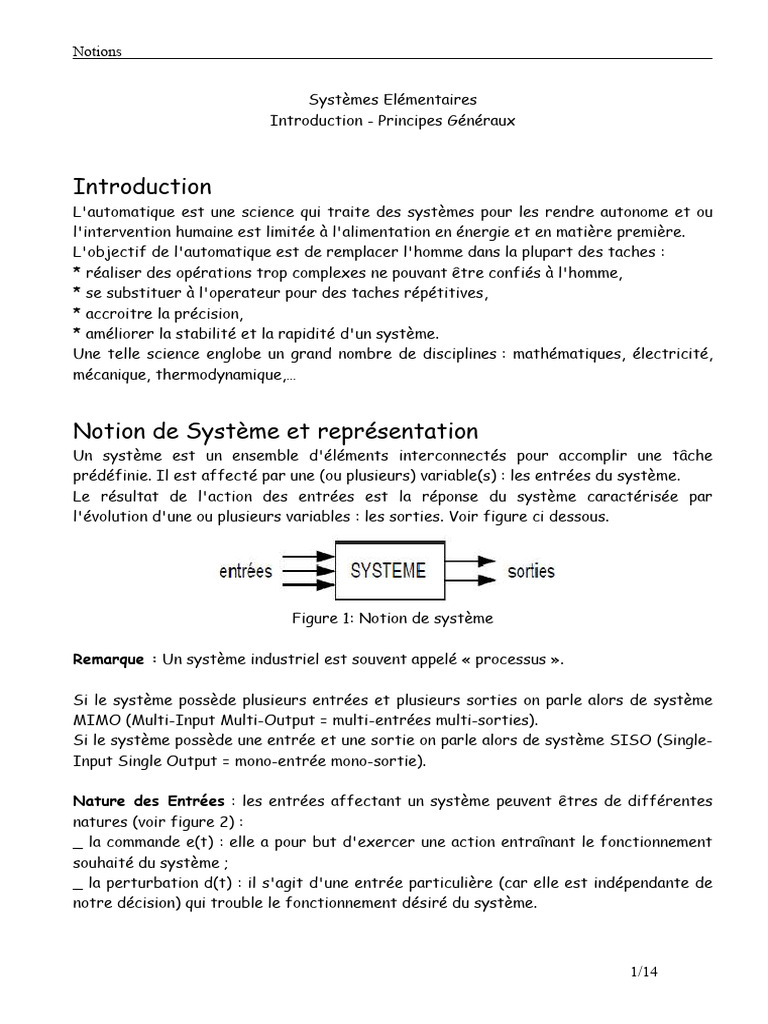 4 Notions 250925 104726 | PDF | Transformation de Laplace | Régulation