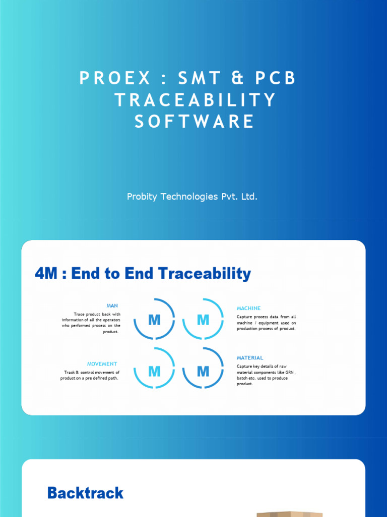 ProEx SMT & PCB Traceability Software1 | PDF | Printed Circuit Board ...