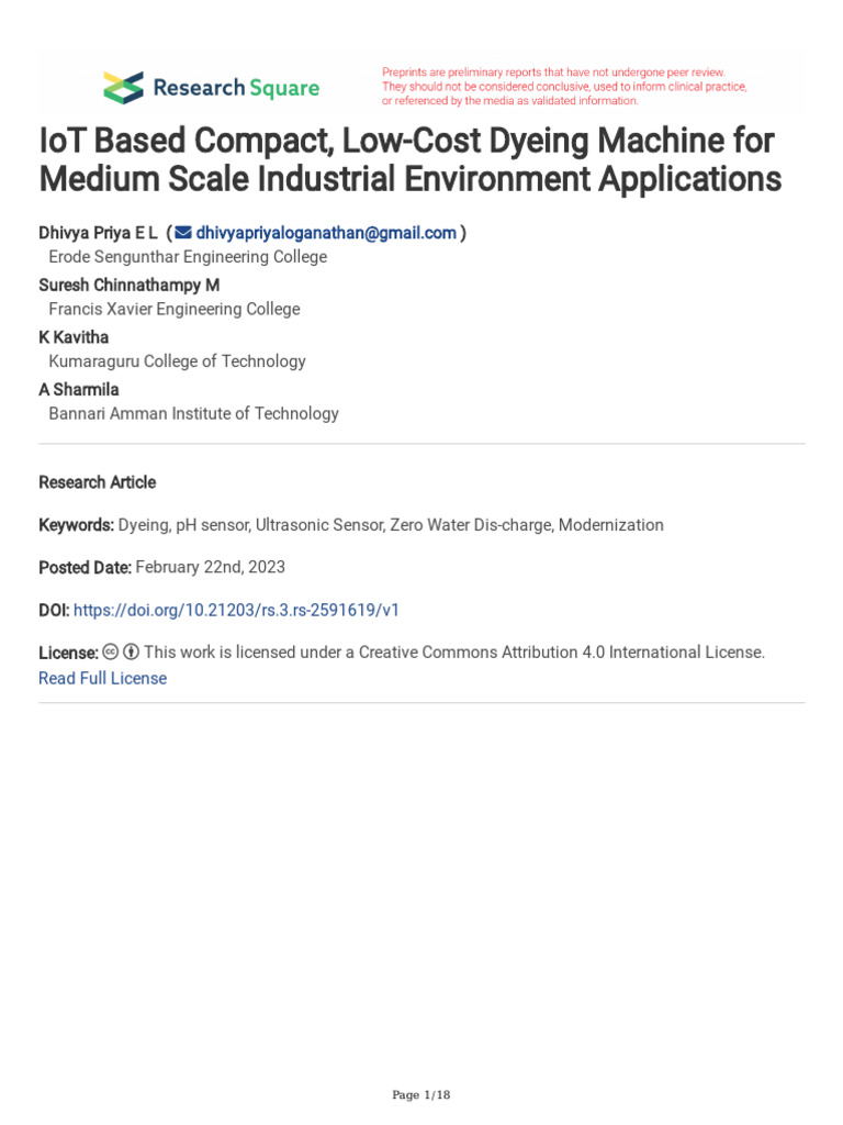 Iot Based Low Cost | PDF