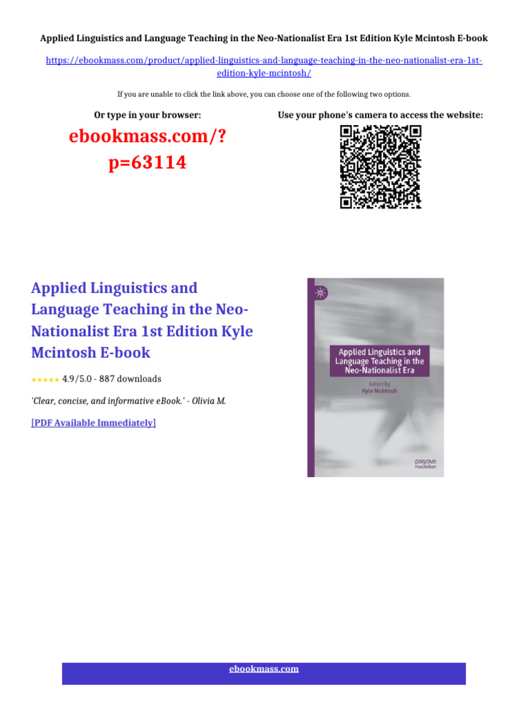 Applied Linguistics and Language Teaching in the Neo-Nationalist Era ...