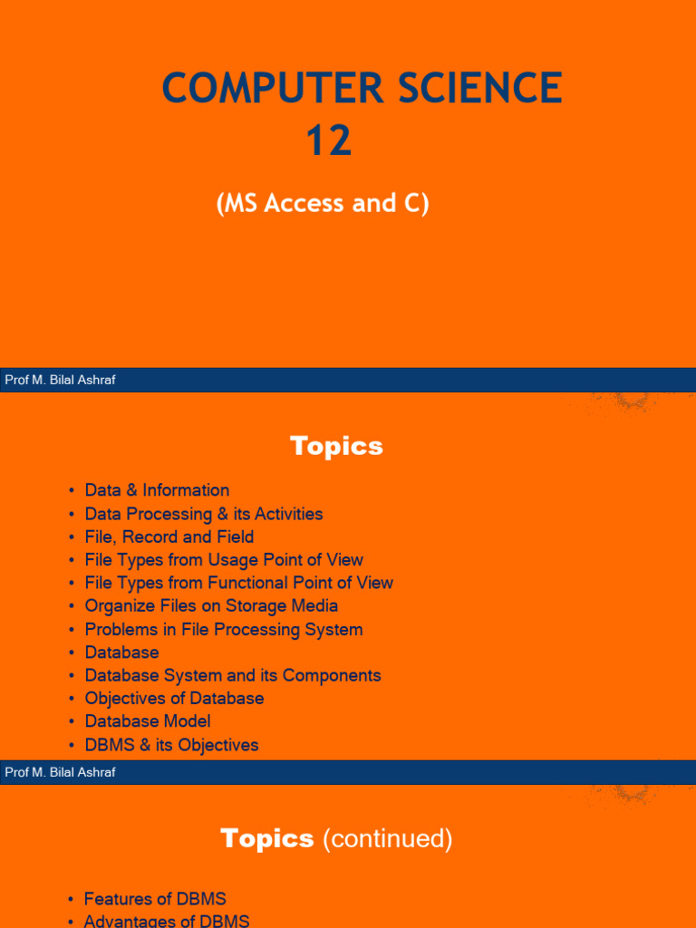 Chap01 (ICS12) | PDF | Databases | Computer File