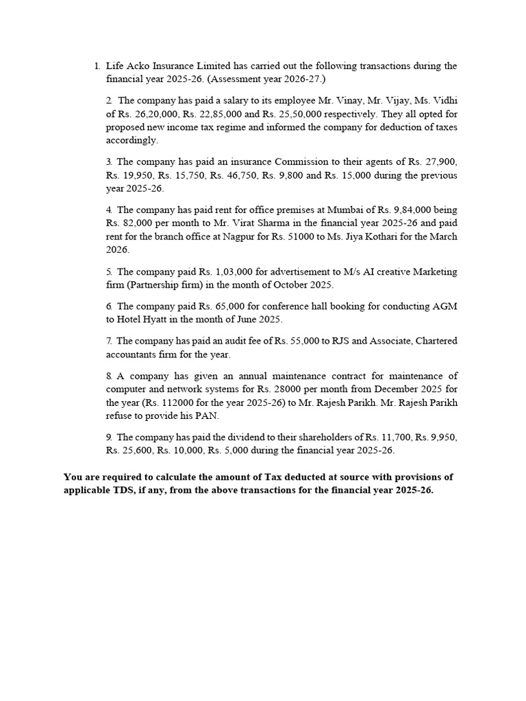 TDS Example | PDF