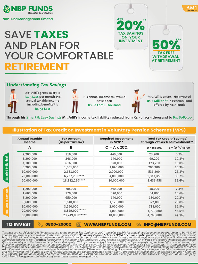 Tax Credit Flyer 2025-26-1 | PDF | Taxes | Pension