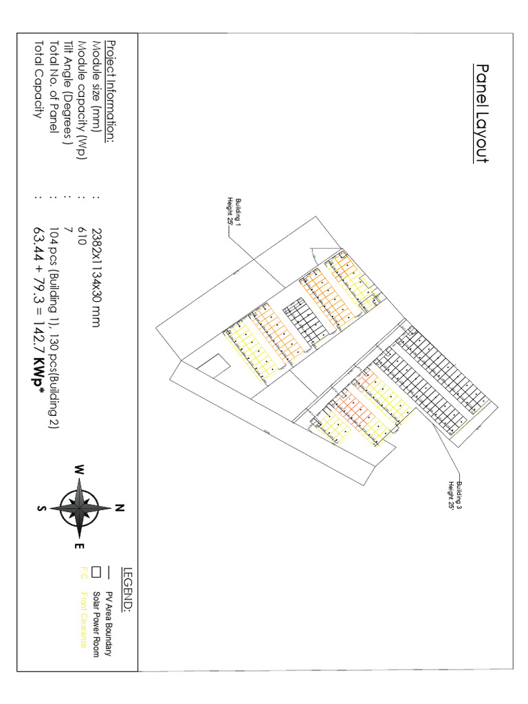 Panel Layout - Building 1 & 2 | PDF