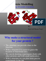 Protein Modelling: (Building 3D Models of Proteins)