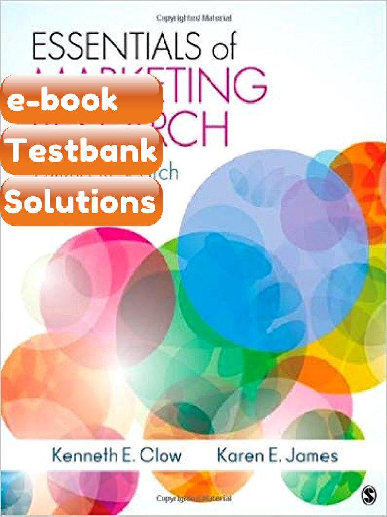 Ebook & Testbank Essentials of Marketing Research Putting Research Into ...