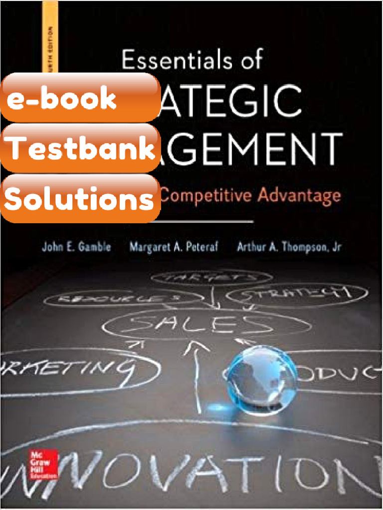 eBook & Testbank Essentials of Strategic Management 4th Edition by ...