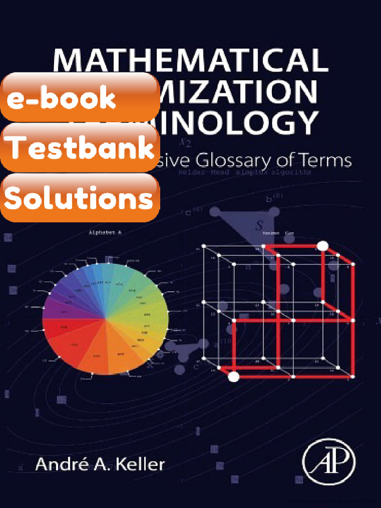 Mathematical Optimization Terminology Comprehensive Glossary of Ters ...
