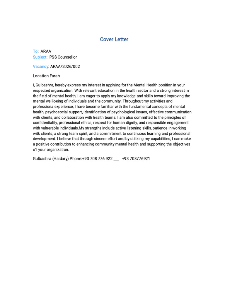 Golbashra Heidari for ARAAA | PDF | Psychology
