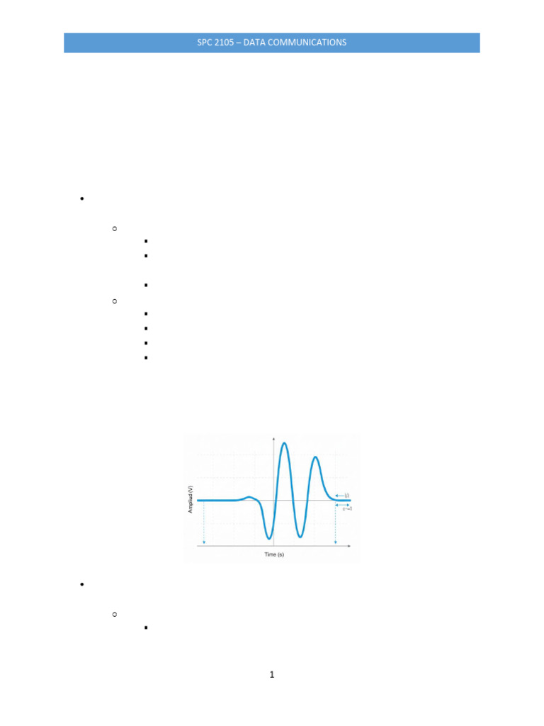 Lecture 3 - Data Representation | PDF | Bit Rate | Bandwidth (Signal ...