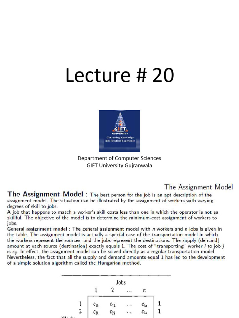 Lec 20 | PDF