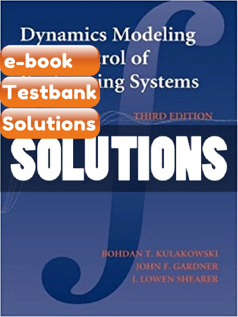 Ebook & Testbank Dynamic Modeling and Control of Engineering Systems 3 ...