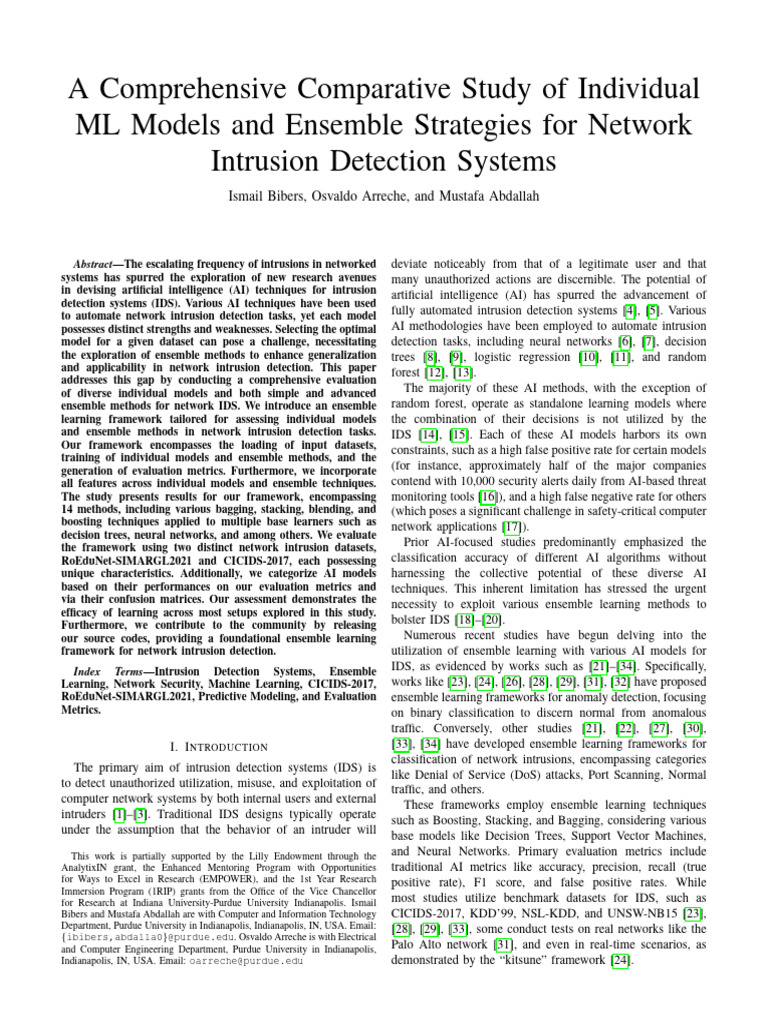 A Comprehensive Comparative Study of Individual ML Models and Ensemble ...