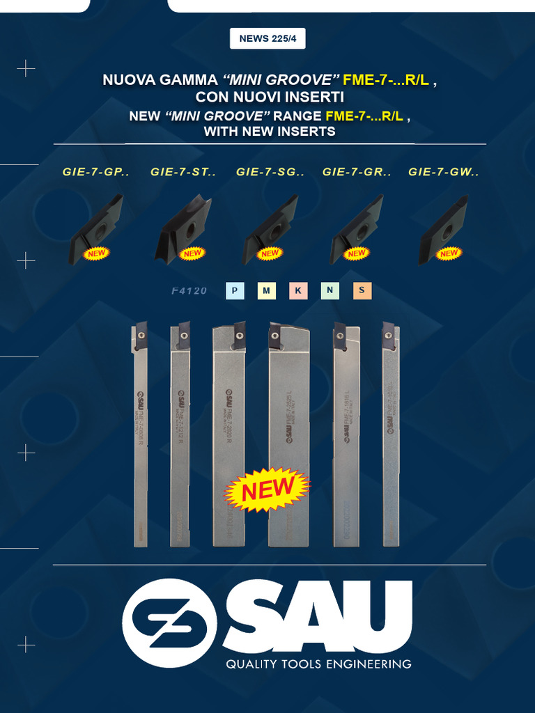 News 225 4_nuovi Mini Groove i s Pro | PDF | Stainless Steel | Alloy
