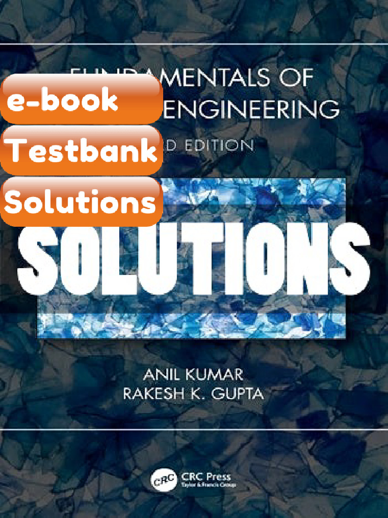 Testbank - Fundamentals of Polymer Engineering 3 Ed Kumar | PDF