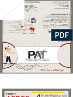Folder Explicativo Sobre o Projeto Aedes Transgenico - PAT