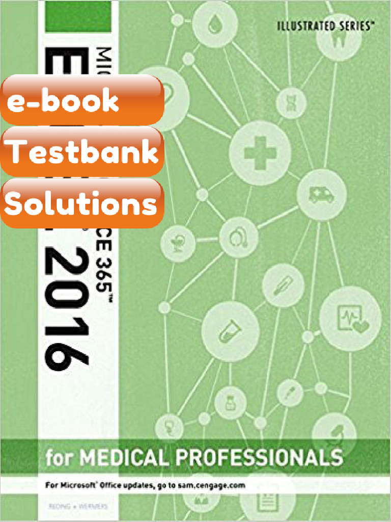 Ebook & Testbank Microsoft Office 365 Excel 2016 For Medical ...