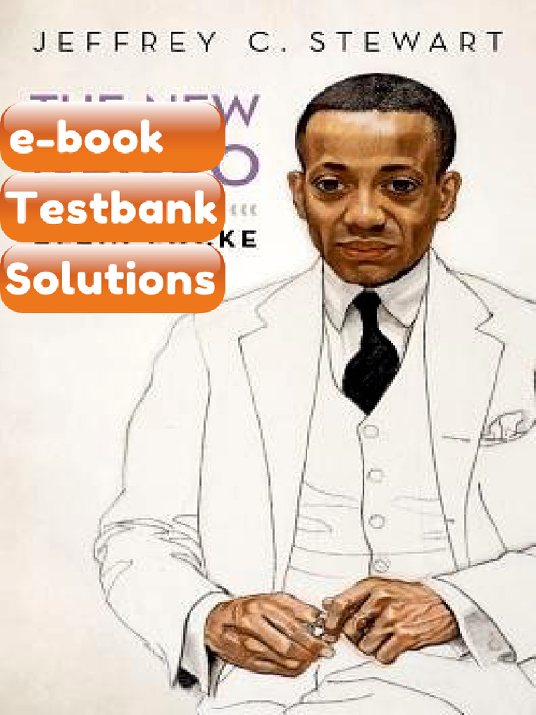 The New Negro The Life of Alain Locke 1st Edition Ebook & Testbank ...
