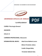 Monografia de La Inteligencia