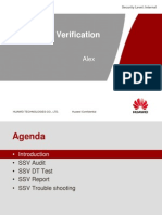 Internal Huawei document outlines single site verification process