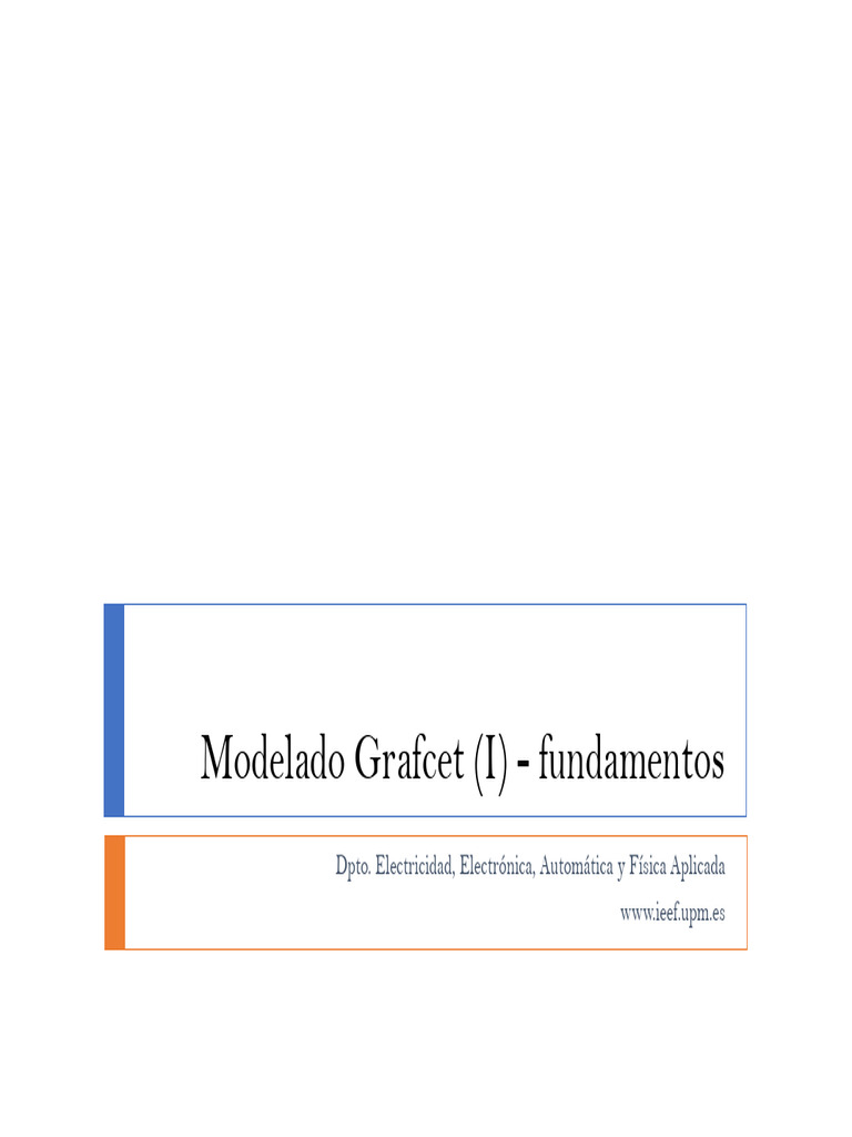 4.1. IntroduccionGrafcet 20250319 | PDF | Programación de computadoras ...