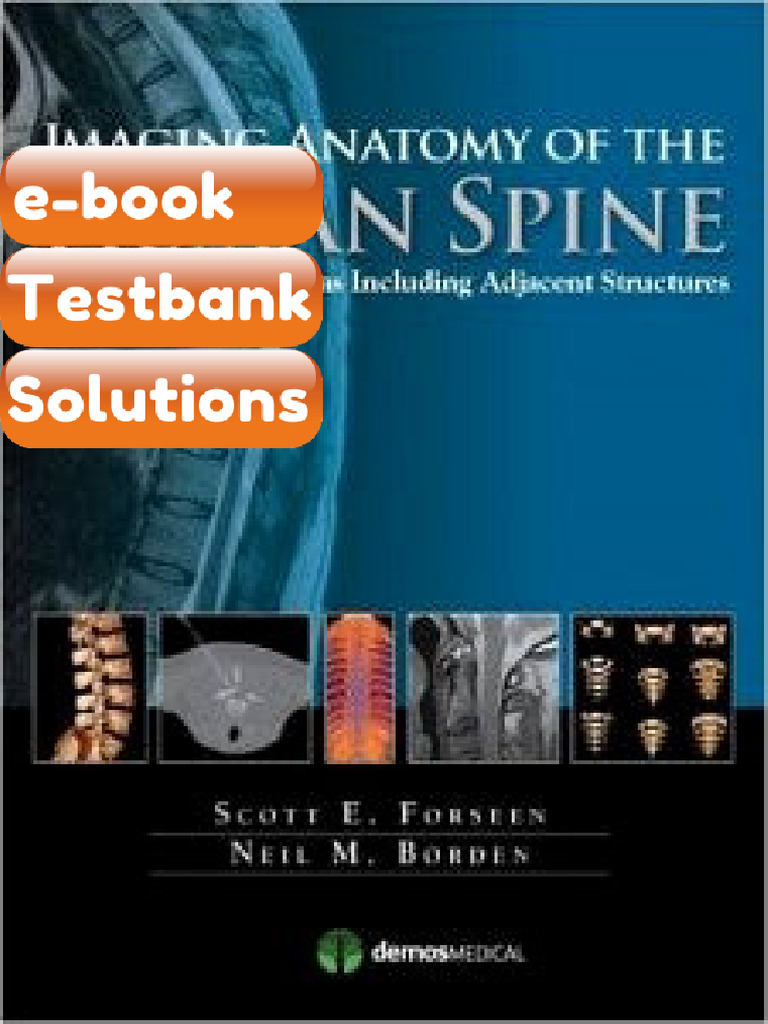 eBook & Testbank Imaging Anatomy of the Human Spine a Comprehensive ...