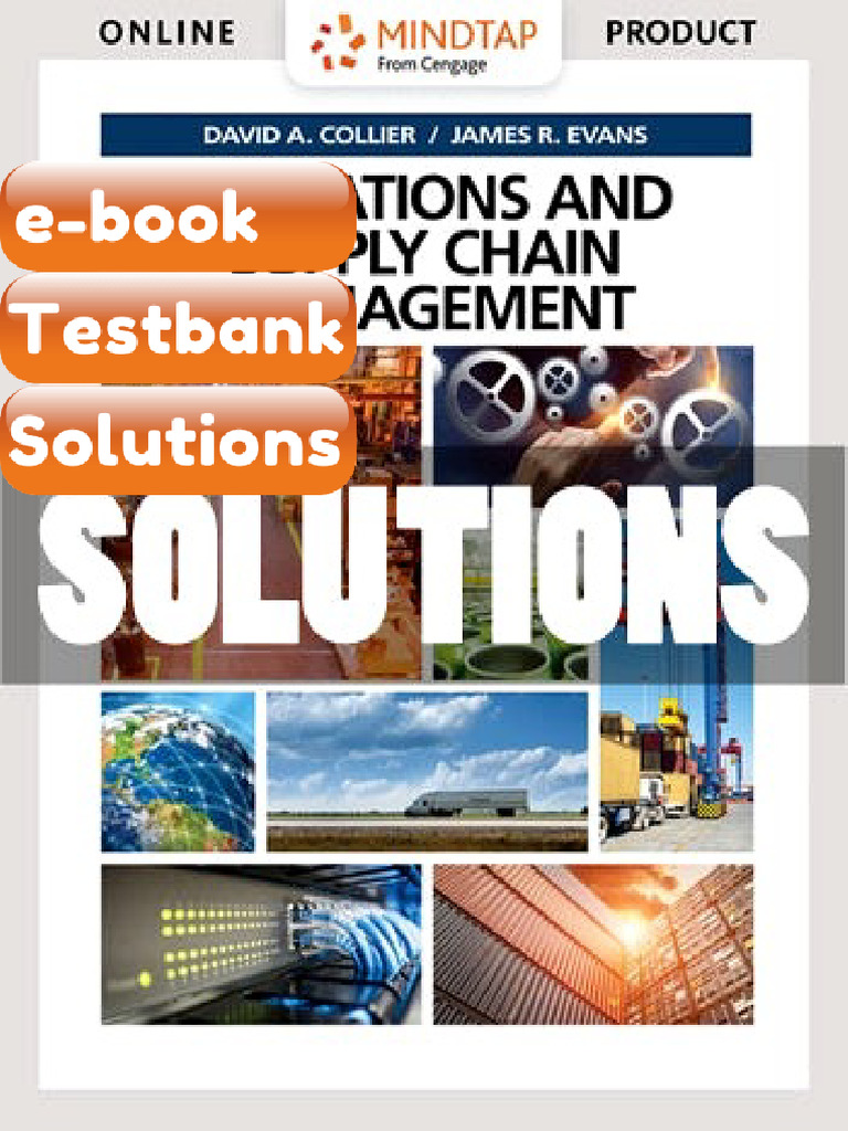 Testbank - Operations and Supply Chain Management 1 Ed Collier | PDF ...