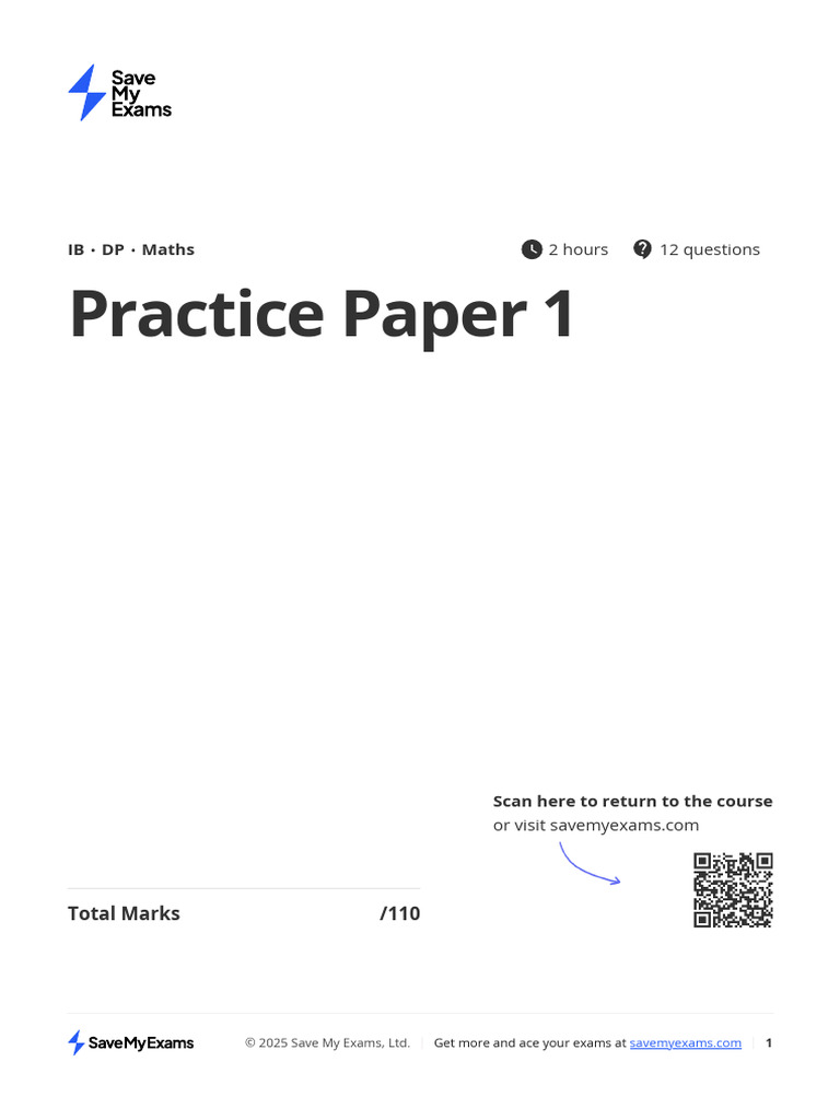 Practice Paper 1 JgGHEyspLXAFtiX | PDF | Descriptive Statistics ...