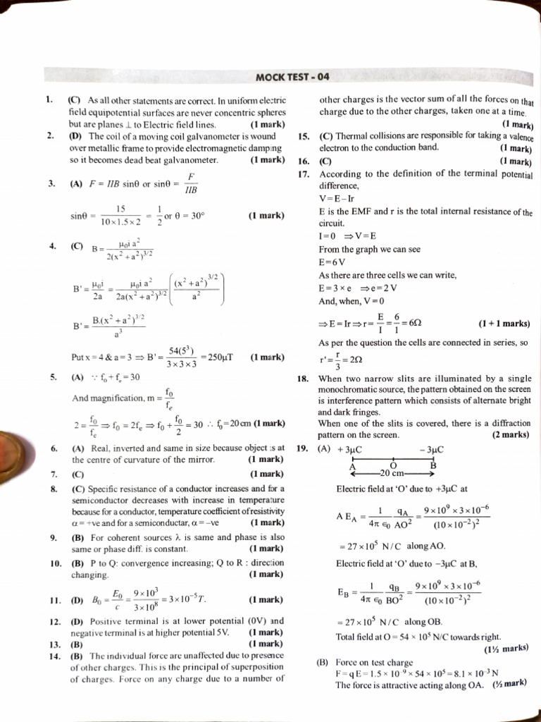 Mock Test - 4 | PDF