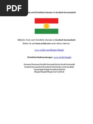 Biblische Texte Und Christliche Literatur In Kurdisch Kurmandschi