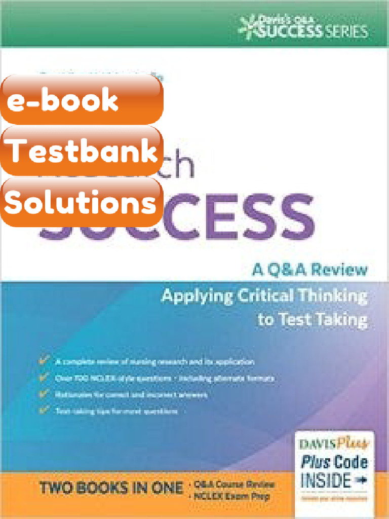 Testbank - Research Success A QA Review Applying Critical Thinking To ...