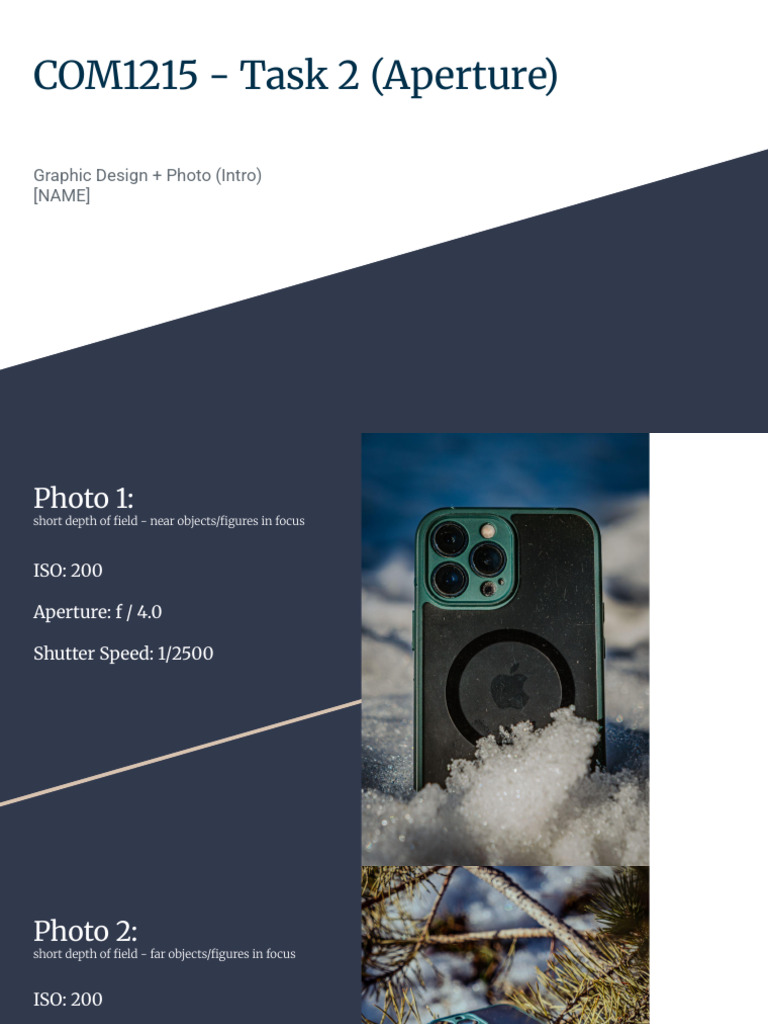Aperture Exercise | PDF