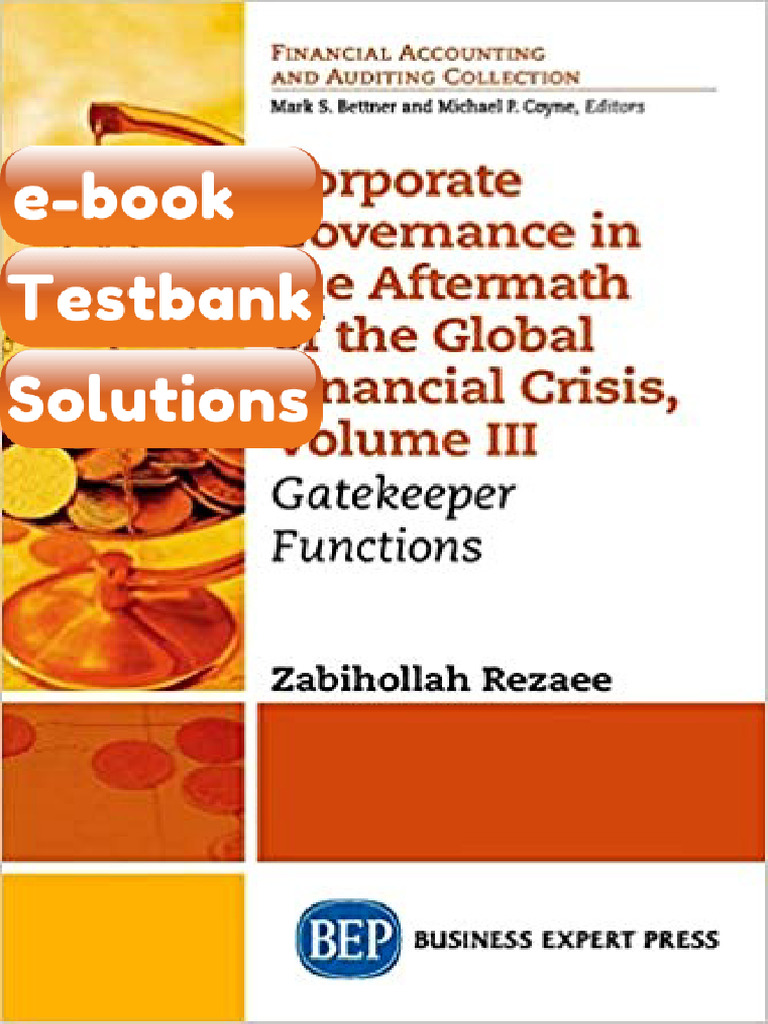 Corporate Governance in the Aftermath of the Global Financial Crisis ...