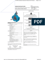 Blackmer Power Pumps - Installation and Maintenance Instructions