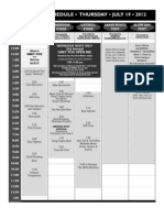 Grey Fox 2012 Final Schedule